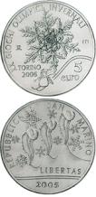 images/productimages/small/San Marino 5 euro 2005 Olympische Winterspelen Turijn.jpg